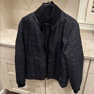 Black Quilted Men's Jacket